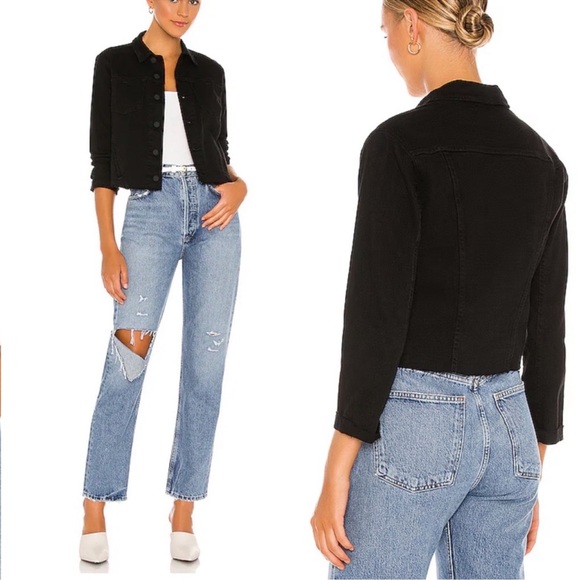 L’Agence Janelle Jacket in Saturated Black S - Picture 2 of 8